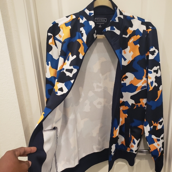 Club Room full zipped, size Medium, camouflage. - Picture 3 of 6